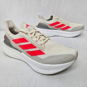 Adidas Ultraboost 5X W Running Shoes JH9021 Wonder White Red‎ Women's Size 9
